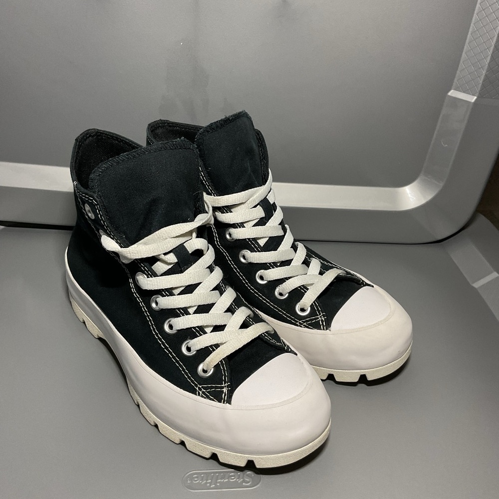 Converse High Top All Star Black Canvas Sneakers